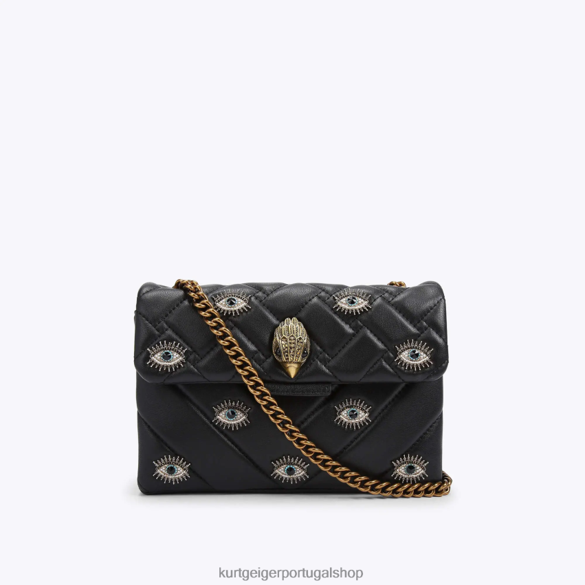 Kurt Geiger mulheres bolsa kensington média londrina 8J6X0080 combinação preta | bolsas Kurt Geiger mulheres bolsa kensington média londrina 8J6X0080 combinação preta | bolsas