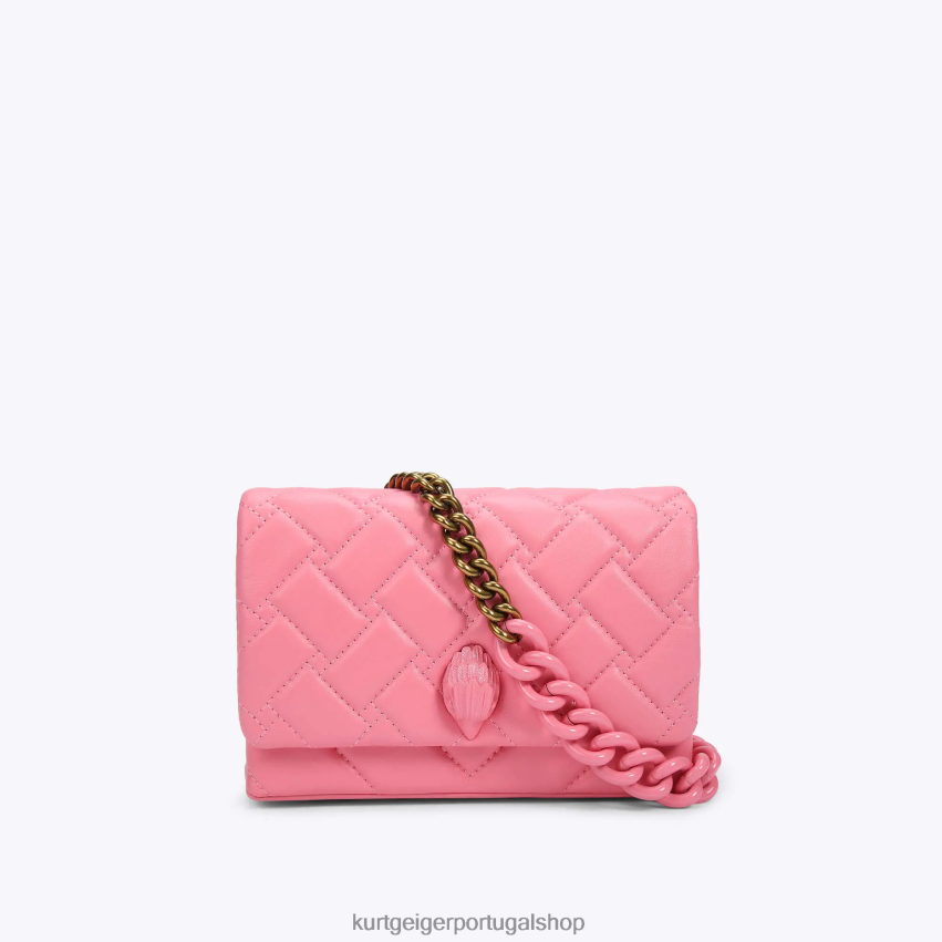 Kurt Geiger mulheres Londres mini kensington 8J6X0078 rosa | bolsas Kurt Geiger mulheres Londres mini kensington 8J6X0078 rosa | bolsas