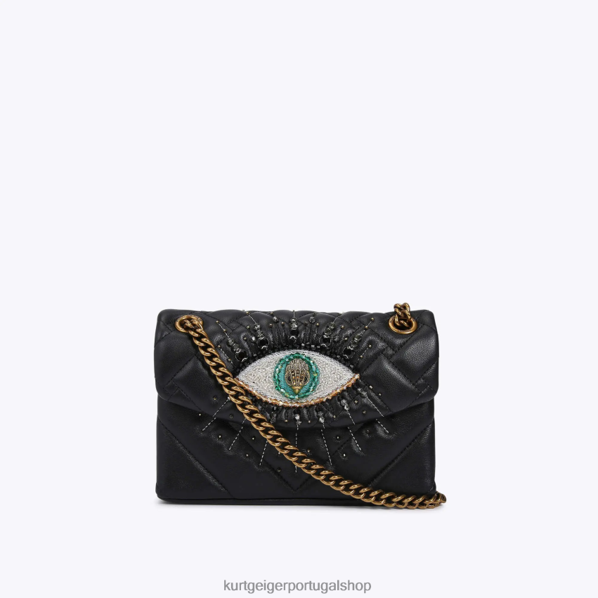 Kurt Geiger mulheres londres couro mini kensington olho 8J6X0076 preto | bolsas Kurt Geiger mulheres londres couro mini kensington olho 8J6X0076 preto | bolsas